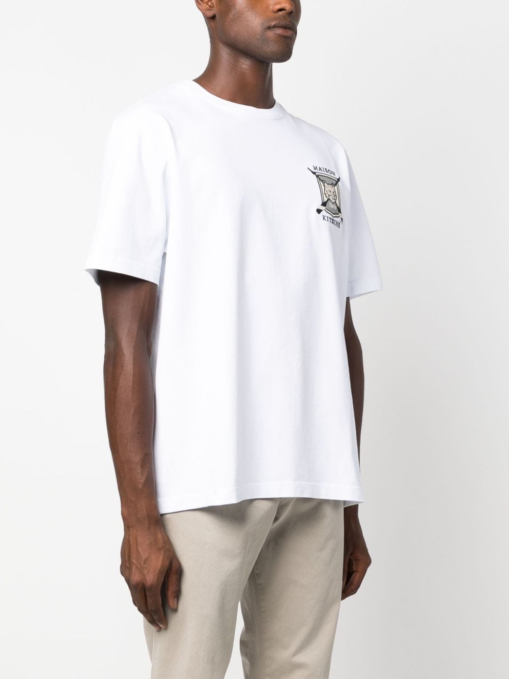 t-shirt bianca college fox