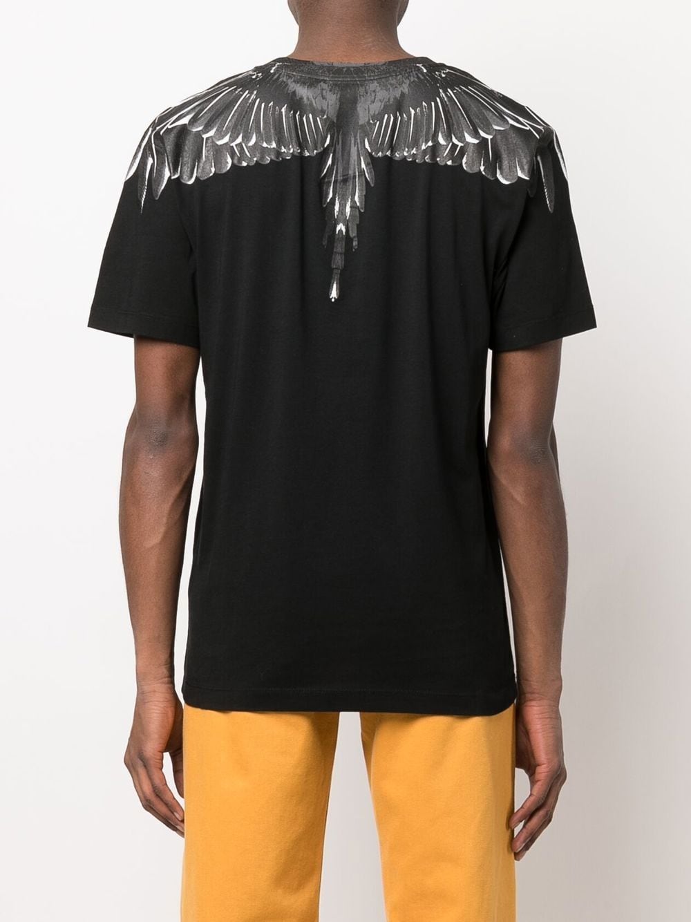 t-shirt icon wings total black