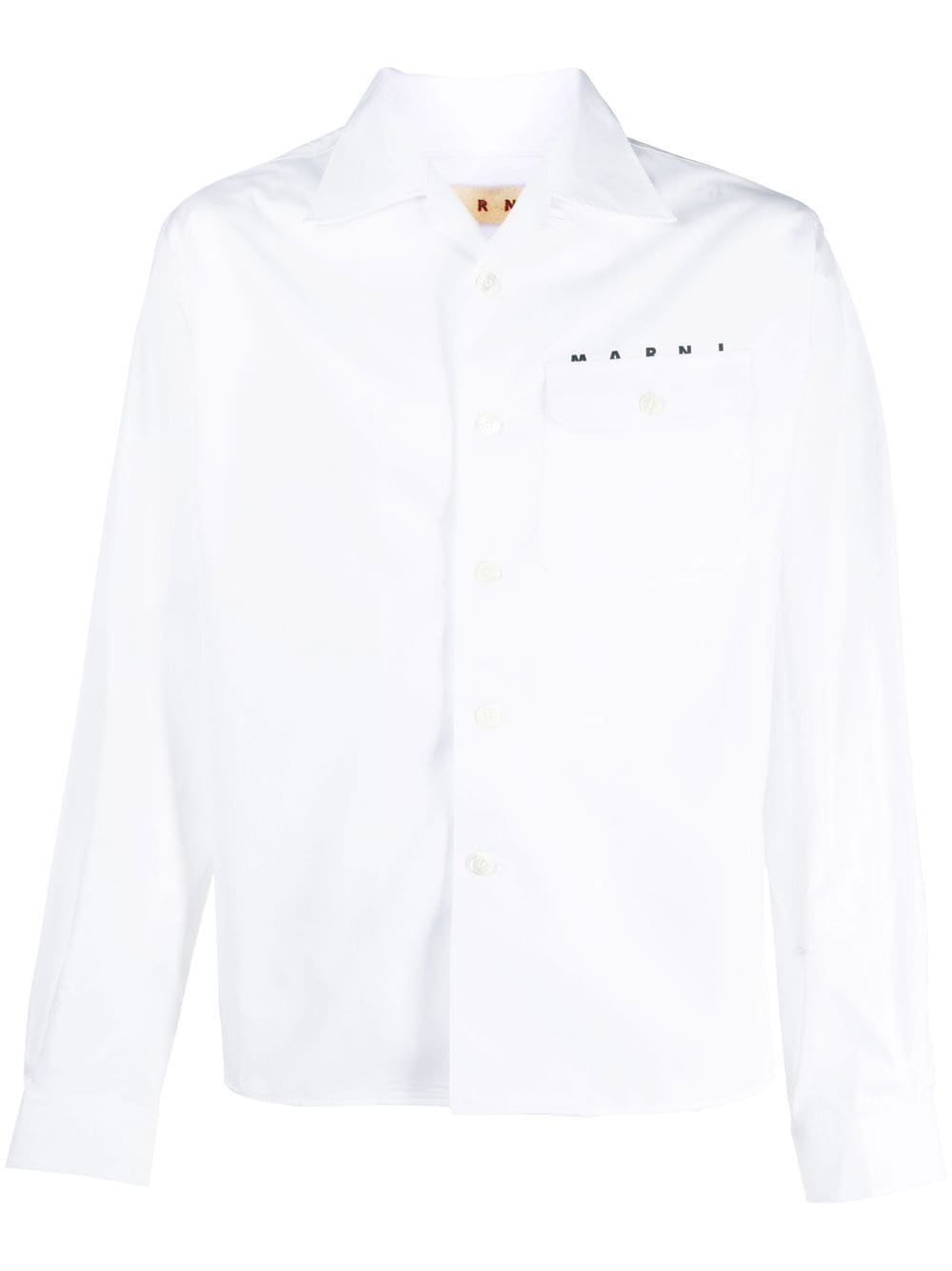 camicia bianca manica lunga con taschino
