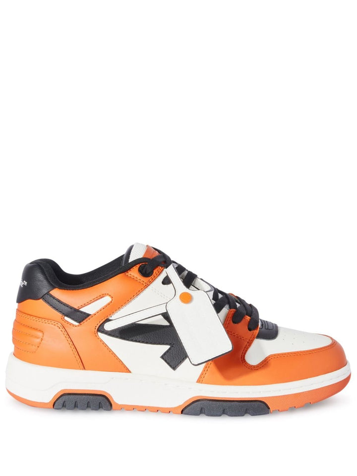 sneaker out of office bianca e arancio