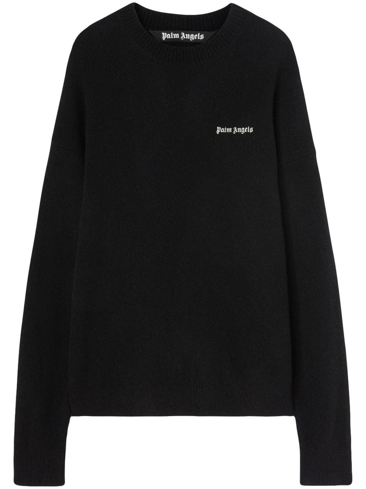 black sweater logotype