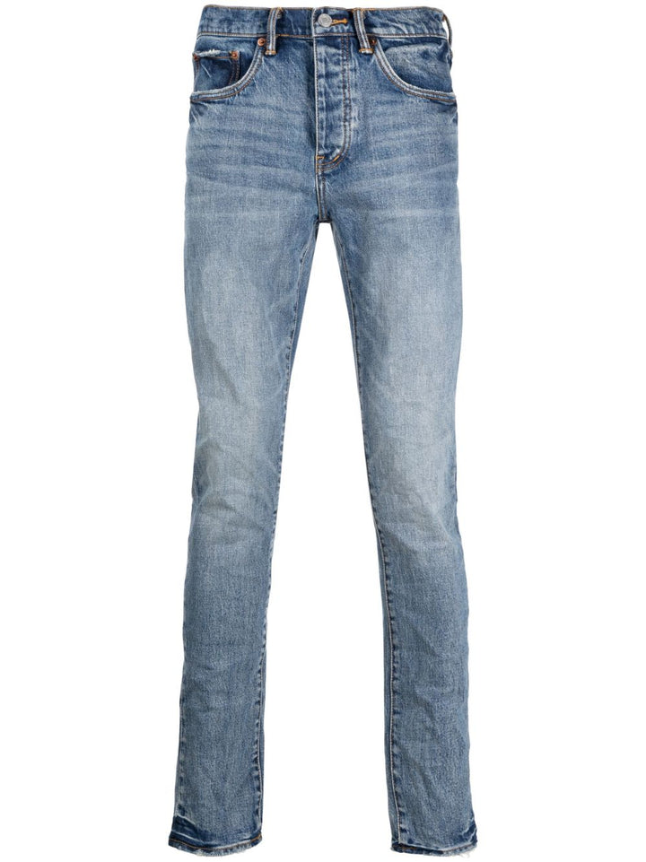jeans blu chiaro taglio straight