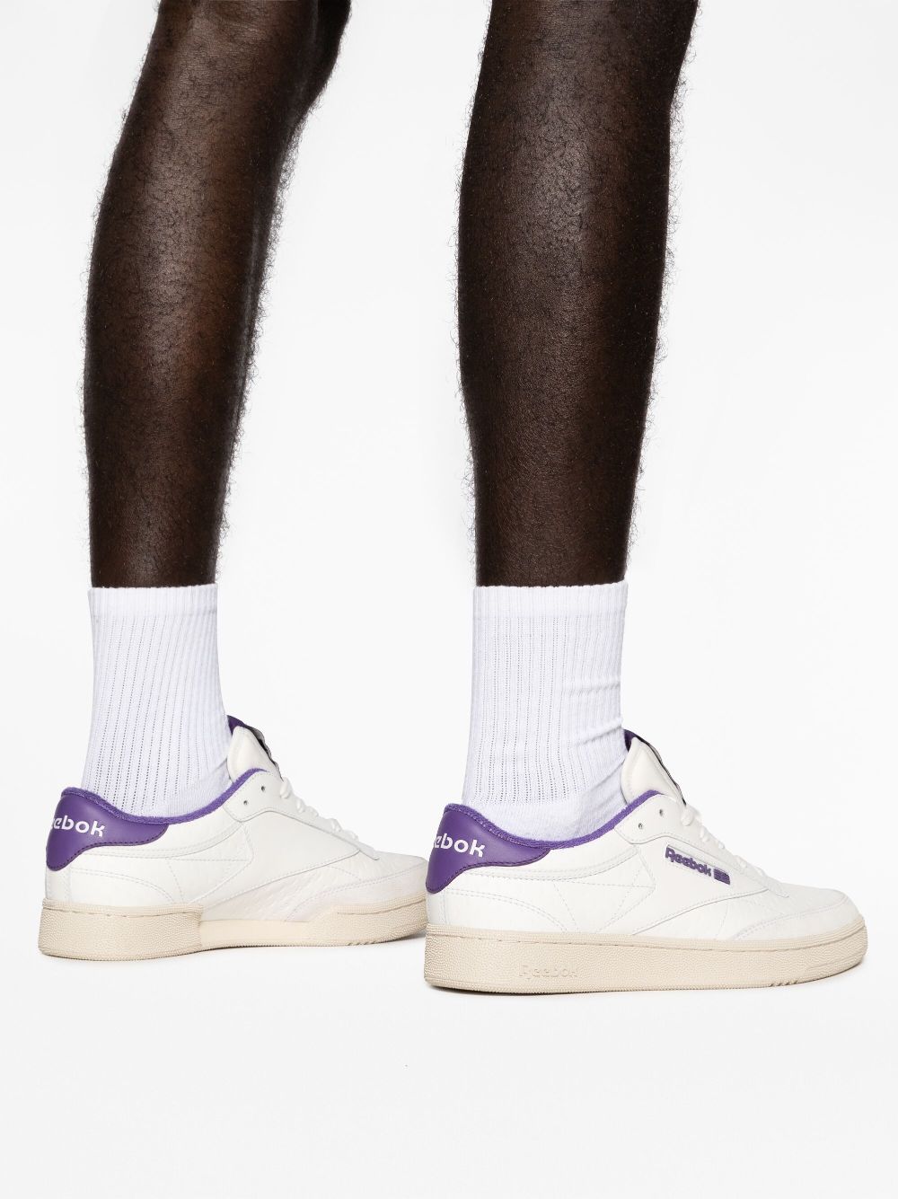 sneaker club c bianca e viola