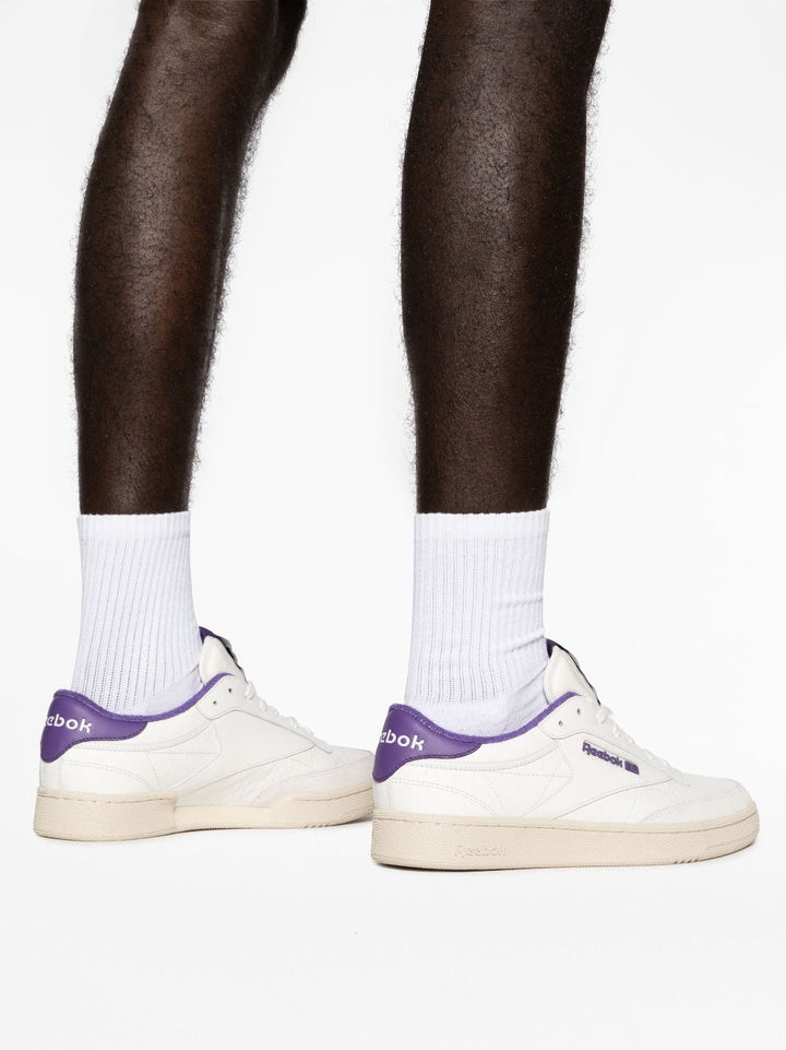 sneaker club c bianca e viola