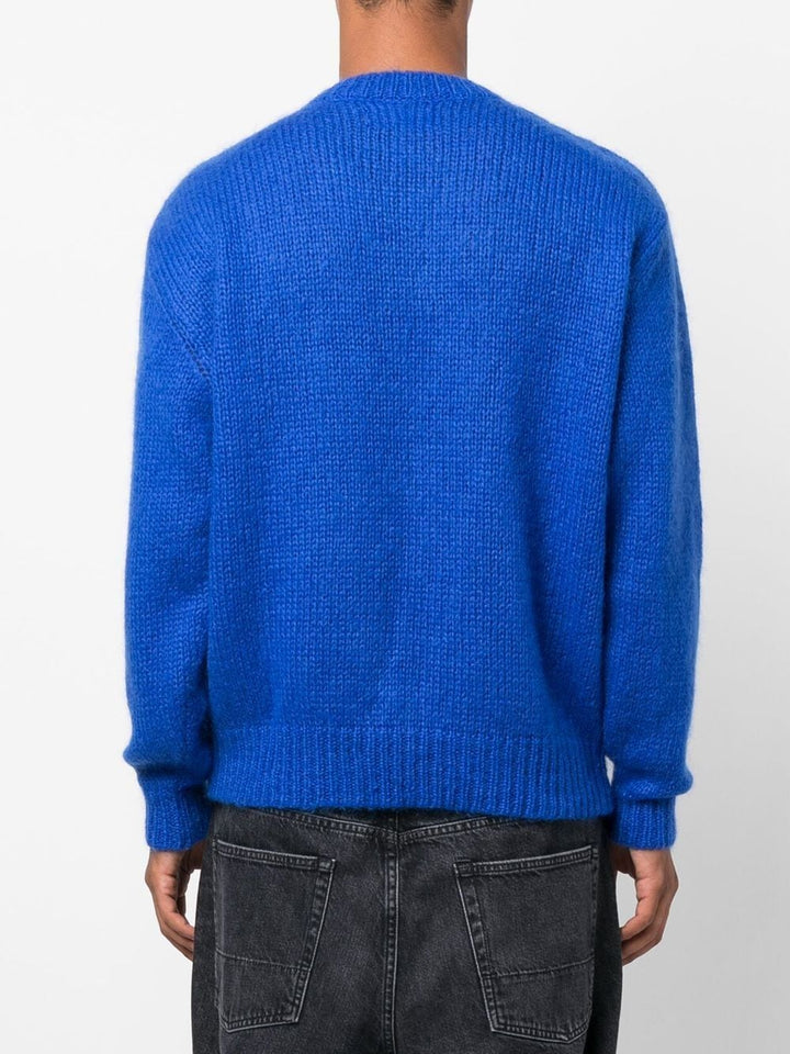 maglione blu cobalto