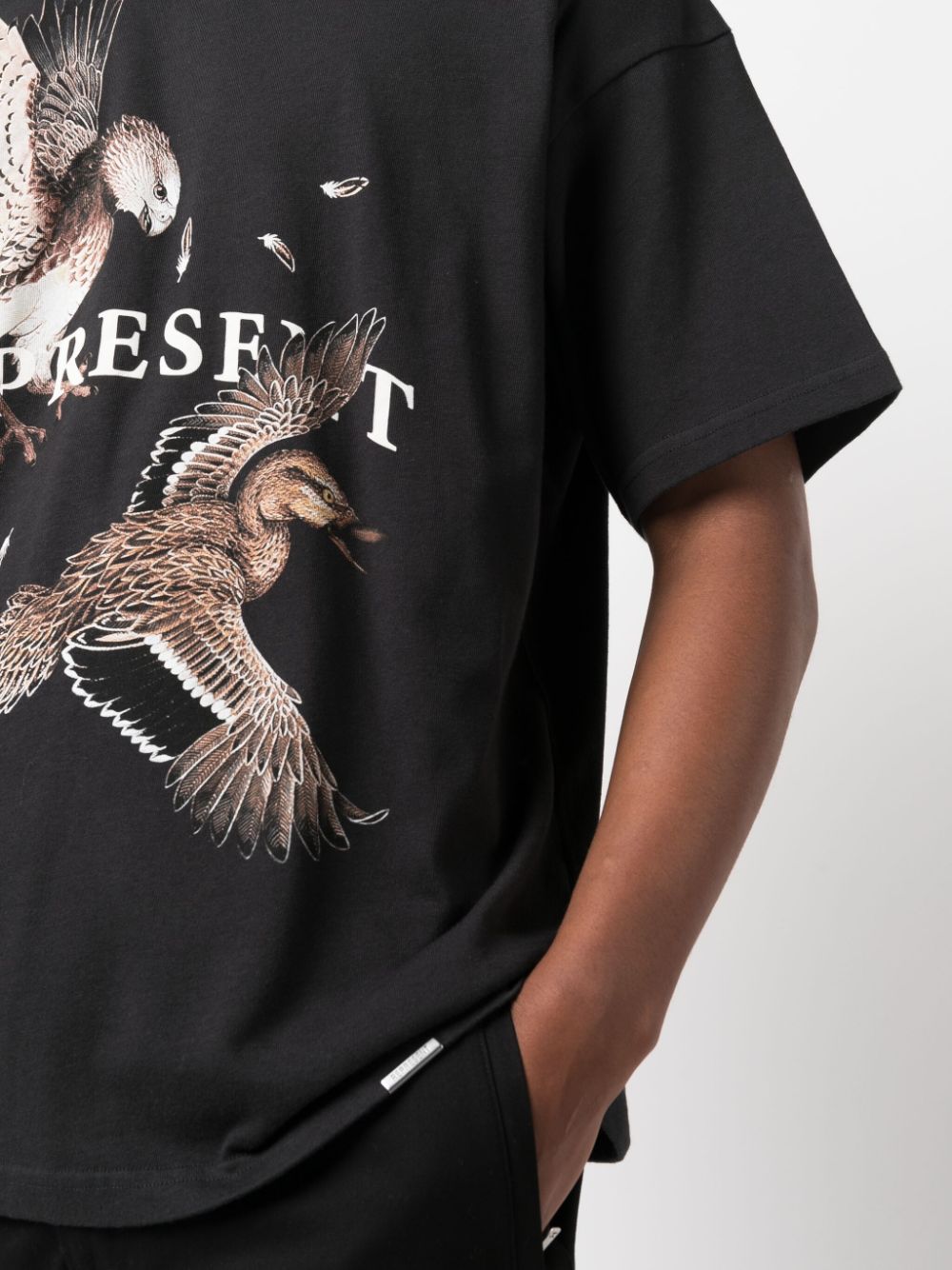 birds of pray black t-shirt