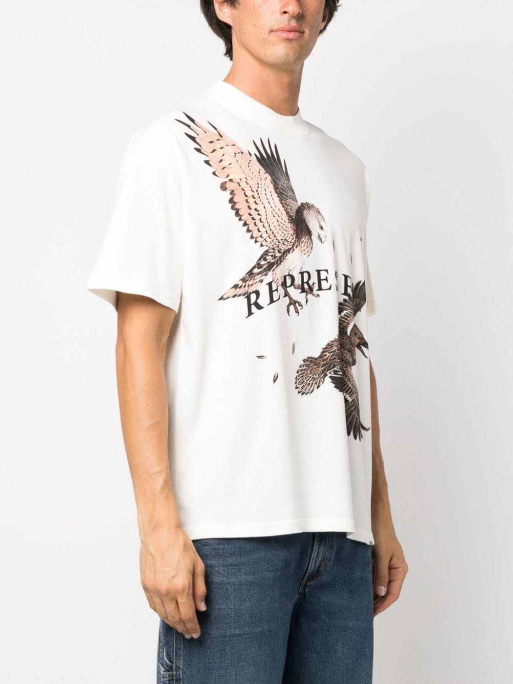 t-shirt oiseaux de prière blancs