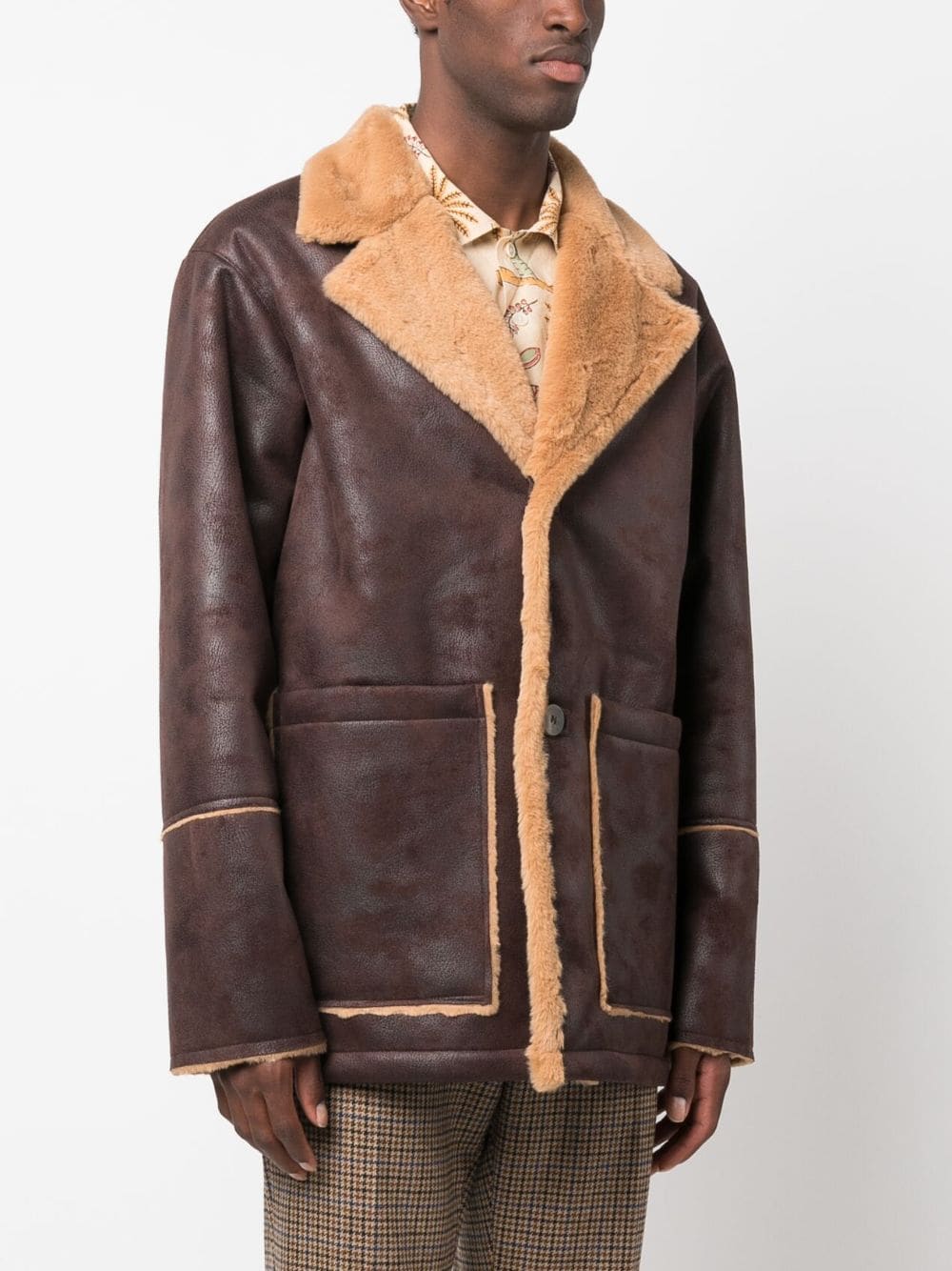 faux shearling jacket