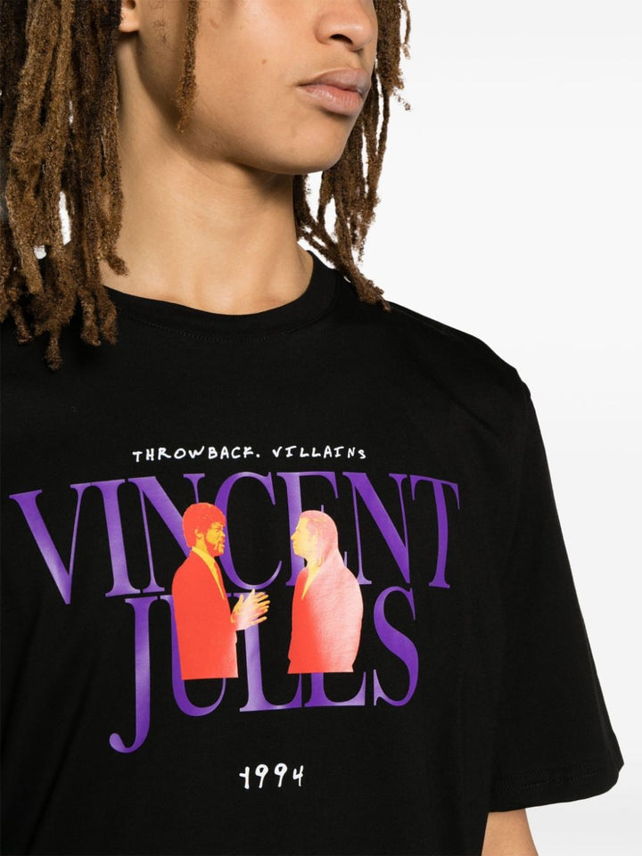 t-shirt nera Vincent Jules