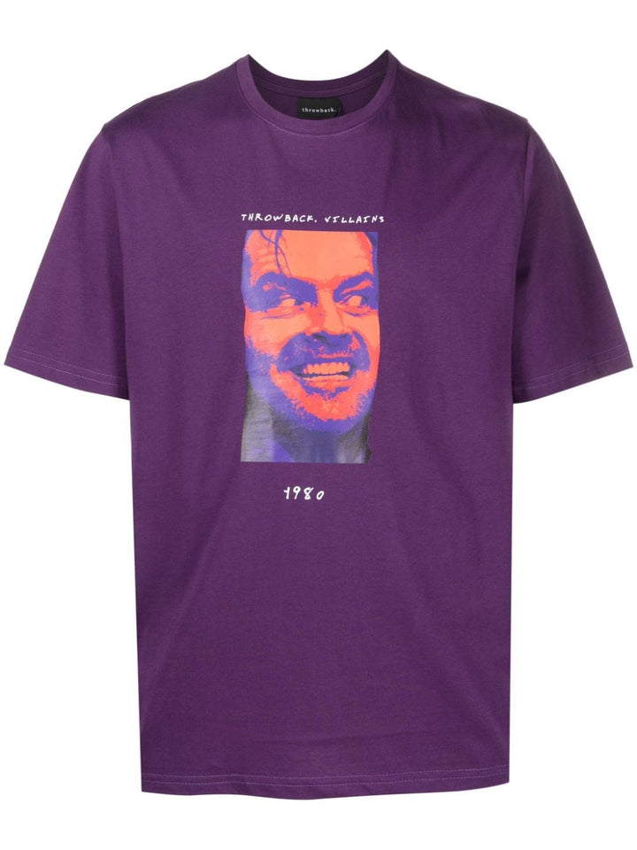 t-shirt viola shining