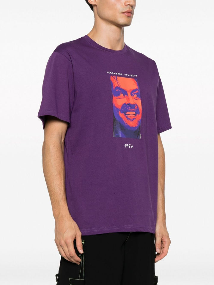 t-shirt viola shining