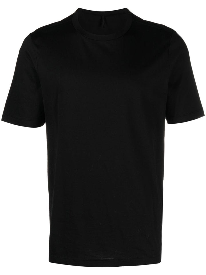 t-shirt nera girocollo