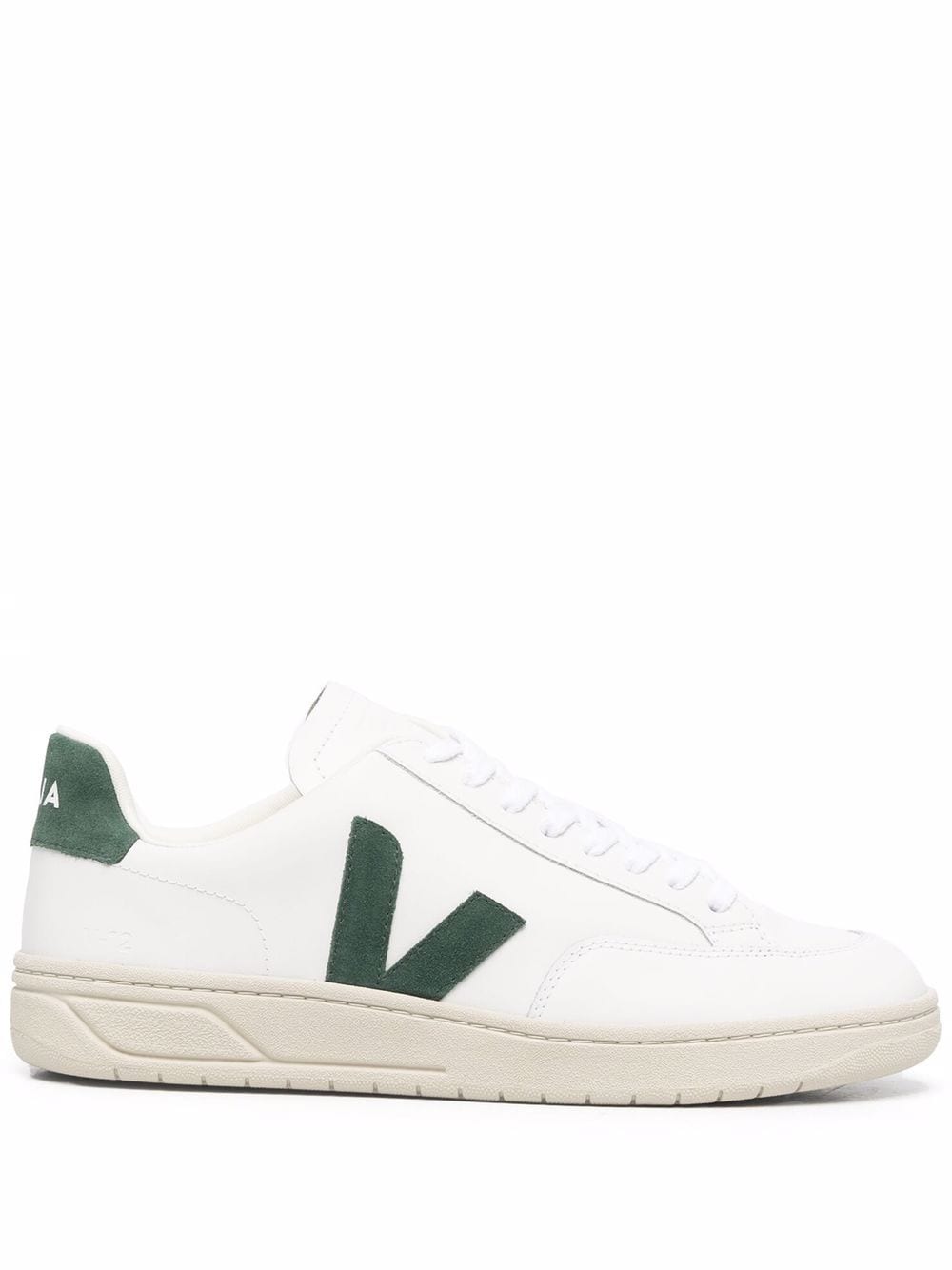 sneaker urca bianca con logo verde