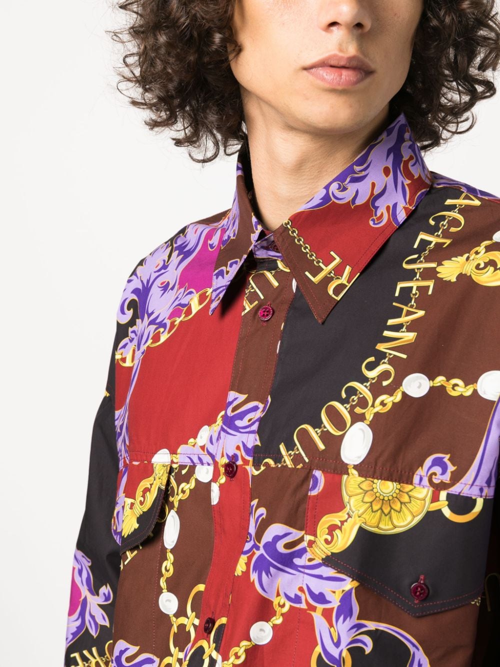 camicia chain multicolore