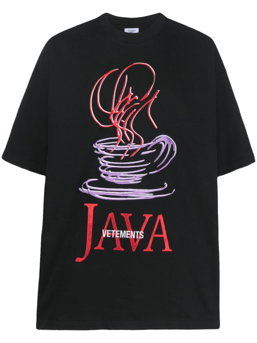 t-shirt java nera