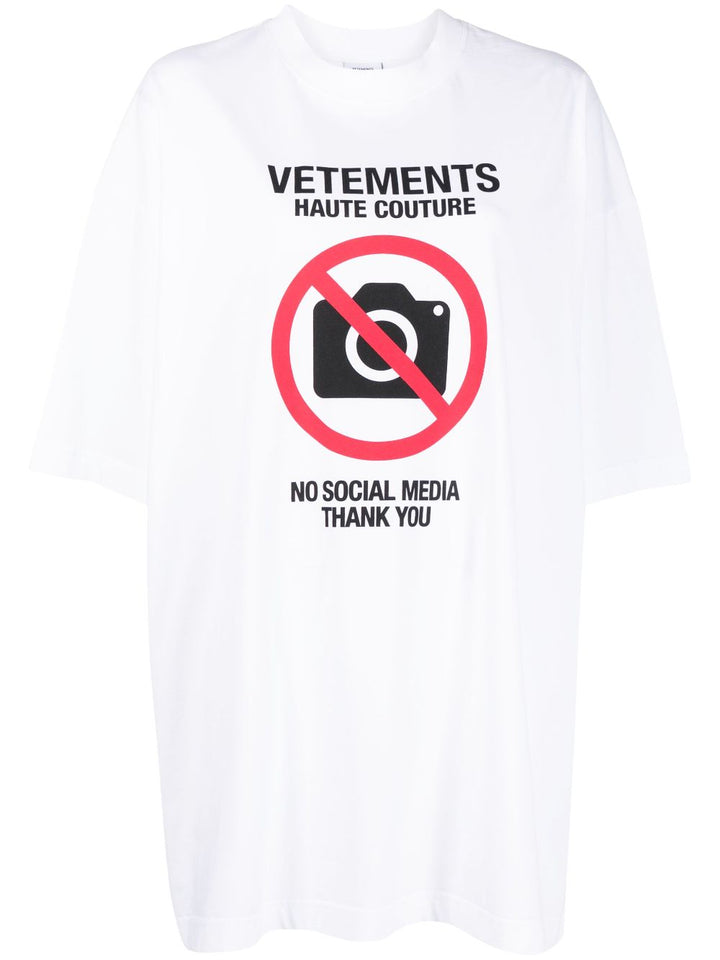 t-shirt no social bianca